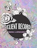  Client Record Profile & Appointment: Customer Hair Data Organizer for Stylists Binder, Client Appointment Log for Salons Nail Barbers Hair Stylists, ... Profile Client with Alphabetical Tabs)
