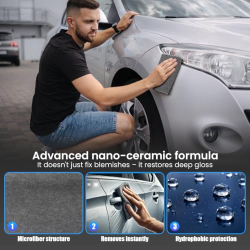 Paños para eliminar arañazos y marcas de transferencia de pintura en el coche 5