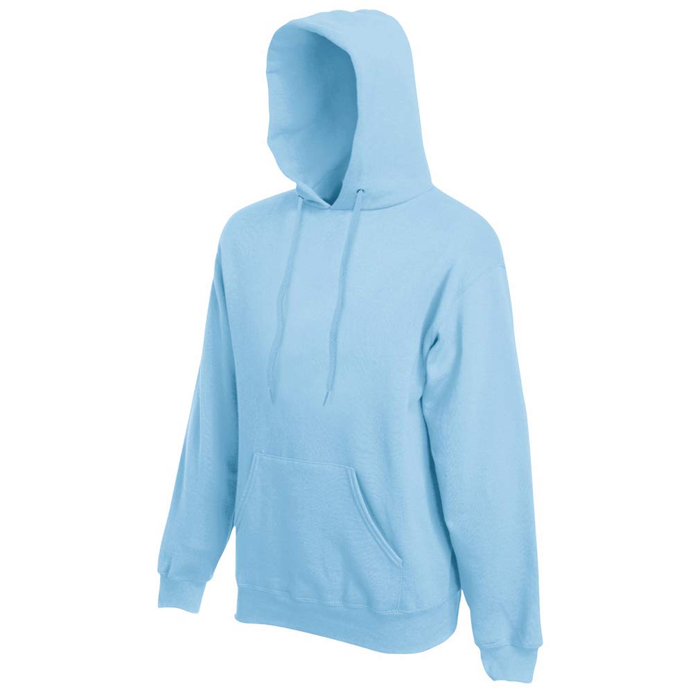 Fruit Of The Loom (2Xl, Sky ) Mens Hooded Sweatshirt / Hoodie Blue