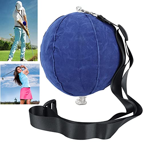 FunMove Golf Smart Ball, Golf Swing Trainer Aid Practice Balls Golf Impact Ball Adjustable Lanyard Assist Player Practing Ball Teaching Posture Correction Training Intelligent Arm Motion Guide