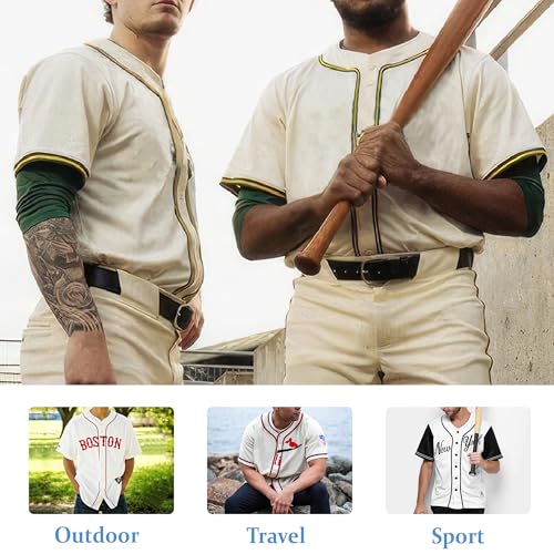 Camiseta de Béisbol personalizada con gráfico 3D de calavera con ojos rojos miniatura 7