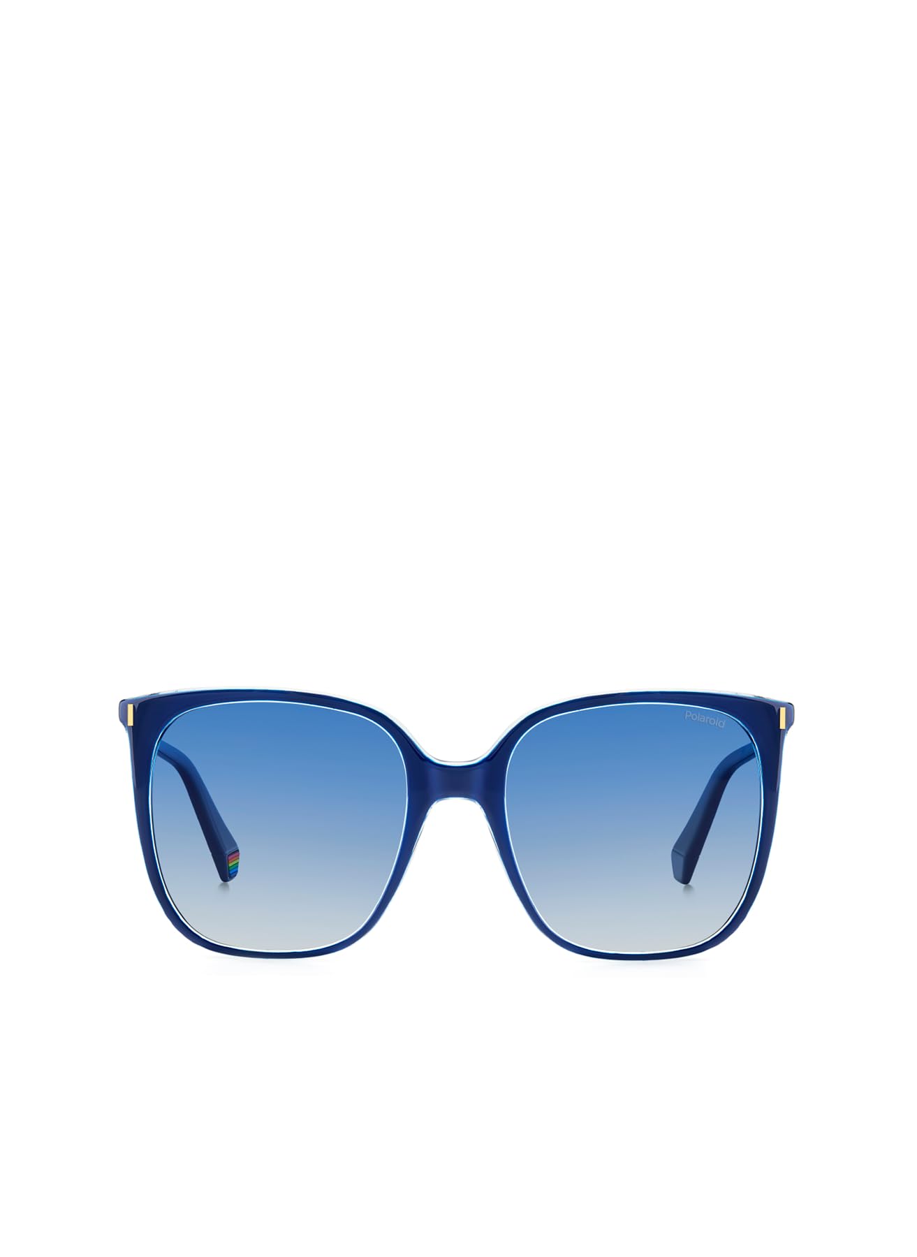 Polaroid Women's Blue Square Gradient Polarized Pld 6218/S