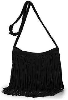 Bao Core Womens Hippie Suede Retro Vintage Fringe Tassel Faux Leather Shoulder Bag Messenger Crossbody Handbag