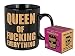 Produktbild Out of the blue 78/8278 Steingut-Becher, Queen Fucking Everything, Schwarz, 1 Stück (1er Pack)
