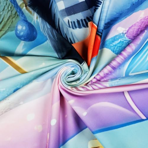 Image of Story@Home Penguins 7D bedsheet for Double Bed 240TC Premium Cotton Feel Microfiber with 2 King Size Pillow Cover | 225 cm x 250 CM | Pink Penguin Kids bedsheet for Boys and Girls
