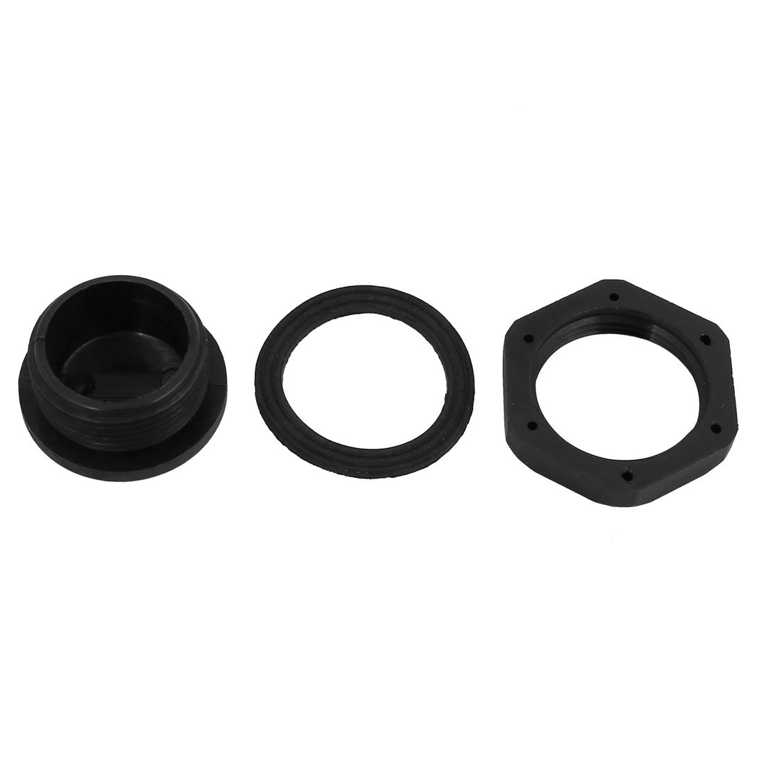 uxcell® 10pcs M25 x 1.5mm Nylon Male Threaded Cable Gland Cap
