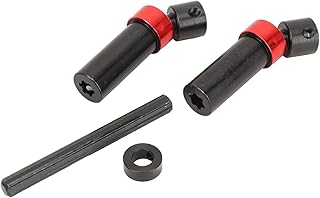 Eixo de Transmissão do Carro RC, Eixo de Transmissão do Carro RC de Aço 95 a 130 Mm para SCX10 90046 (Preto)