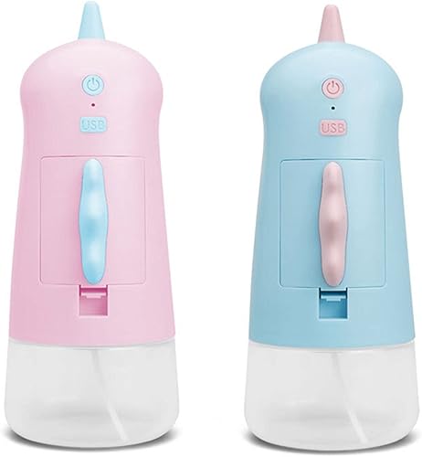 Miniatura 6 de MagiDeal Dispensador de jabón automático sin contacto con pilas de jirafa de dibujos animados para baño para niños, rosa 1