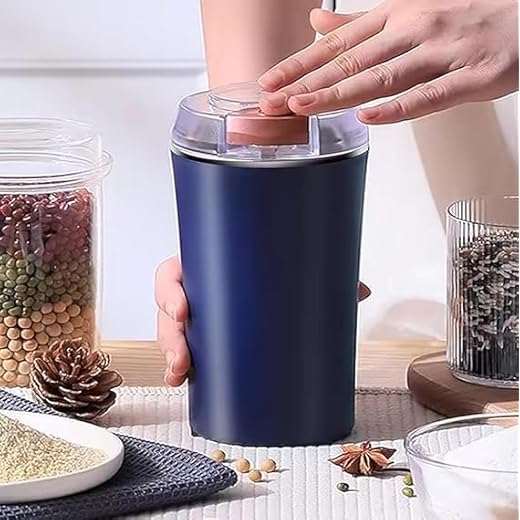 SRUJAMEE Electric Coffee Grinder 300W 4 Blade Stainless Stee