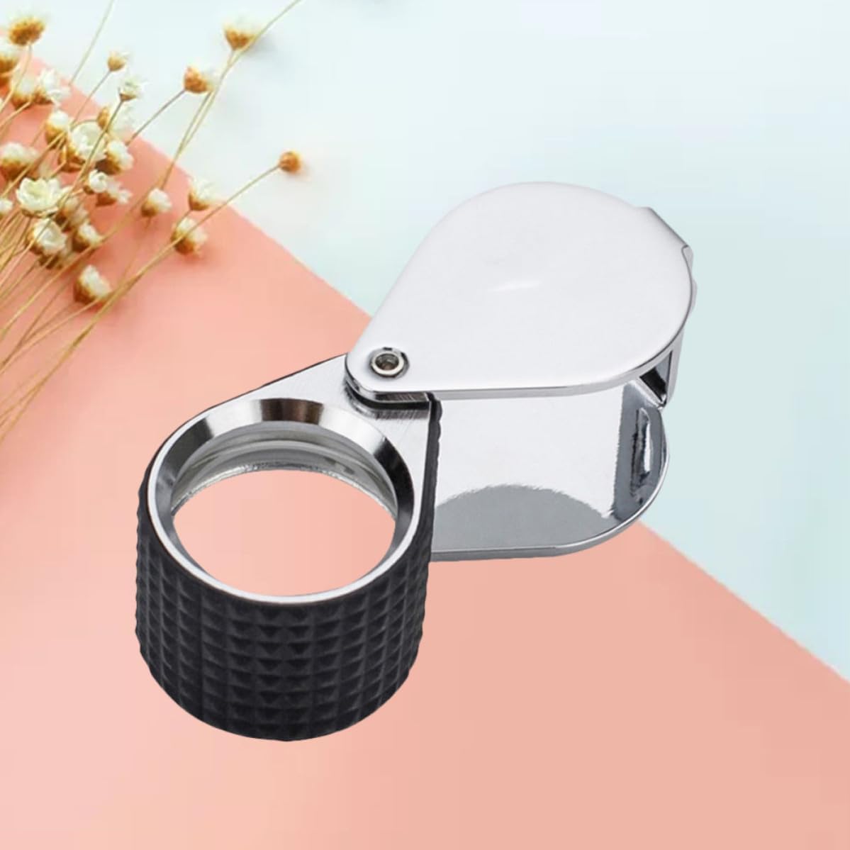 Jewelry Testing Loupe Portable Magnifier 10x-60x with LED Illumination