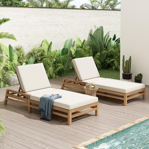 THINK 30 Outdoor Chaise Lounge Set of 2