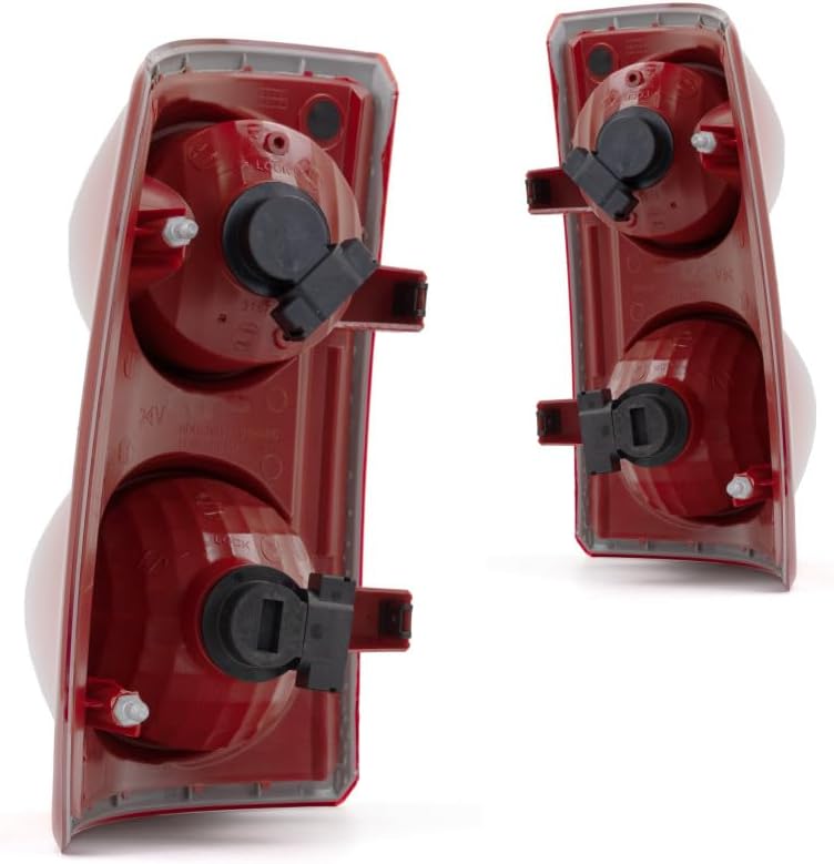 CarLights360 For Ram Dakota Tail Light 2005-2011 Pair Driver and Passenger Side Lens/Housing DOT Certified | CH2818104, CH2819104, CH2818104, CH2819104N | 55077605AD06-07, 55077604AD