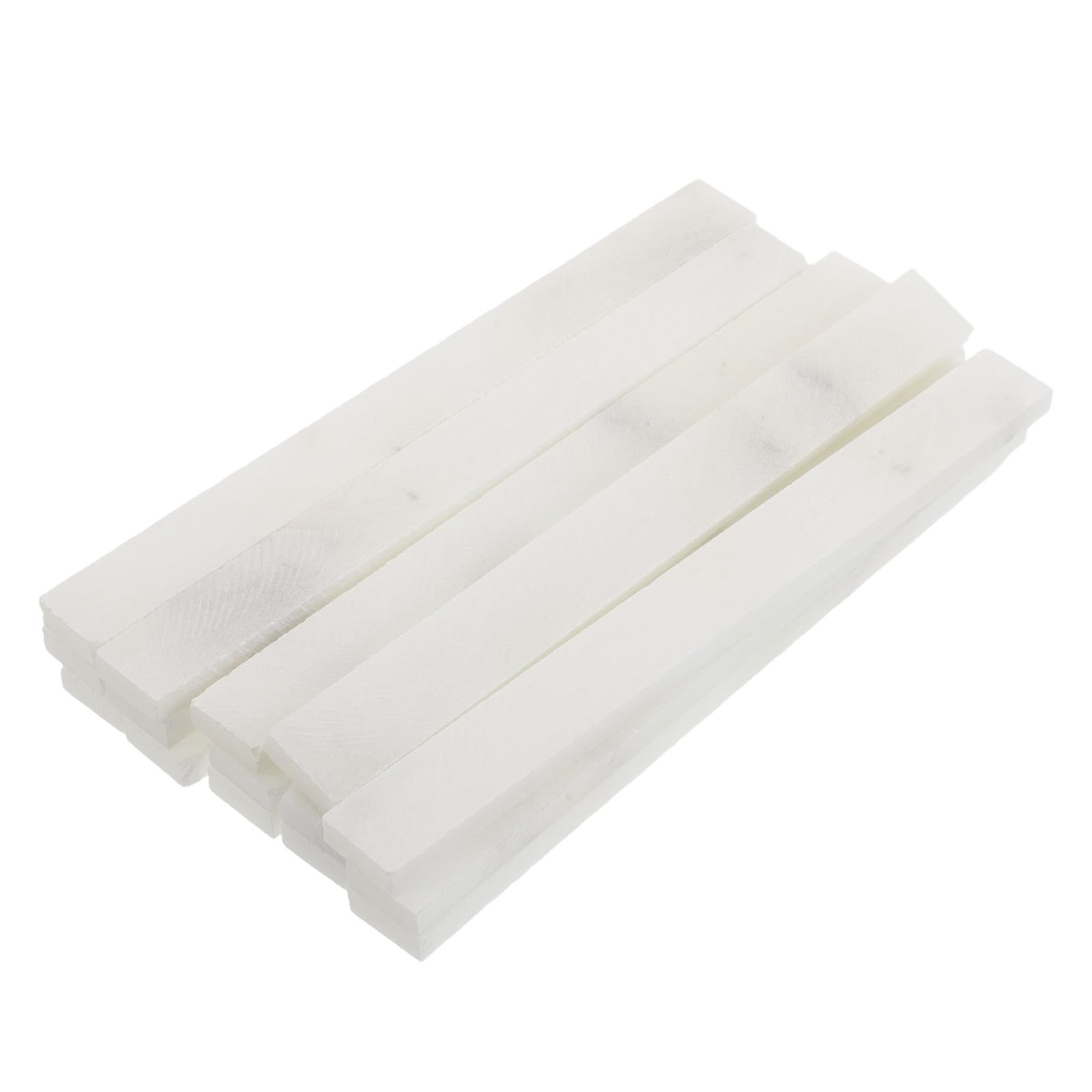 Uonlytech Marqueur Plat en Stéatite Blanc Recharge de Craie Robuste Précision de Marquage 40 Pièces pour Soudage Métal pour Chantiers de Construction Industrielle