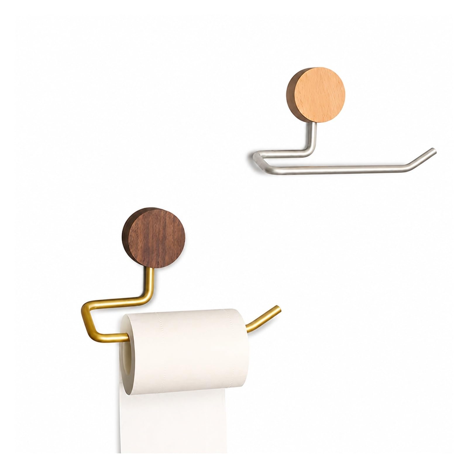 Toilet Roll Holder, Toilet Roll Paper Holder Self Adhesive,for Bathroom