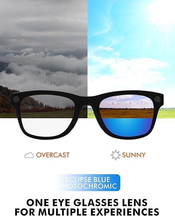 Image of PRO+ Polycarbonate Replacement Lenses Compatible with Ray-Ban Meta Wayfarer RW4006 & Gen 2 RW4012 50mm Sunglasses