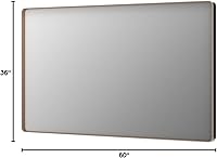 Vista 28 de LOAAO - Espejo de baño con marco de metal negro de 28x36 pulgadas para pared, espejo de tocador de baño negro mate estilo granja, antióxido, se