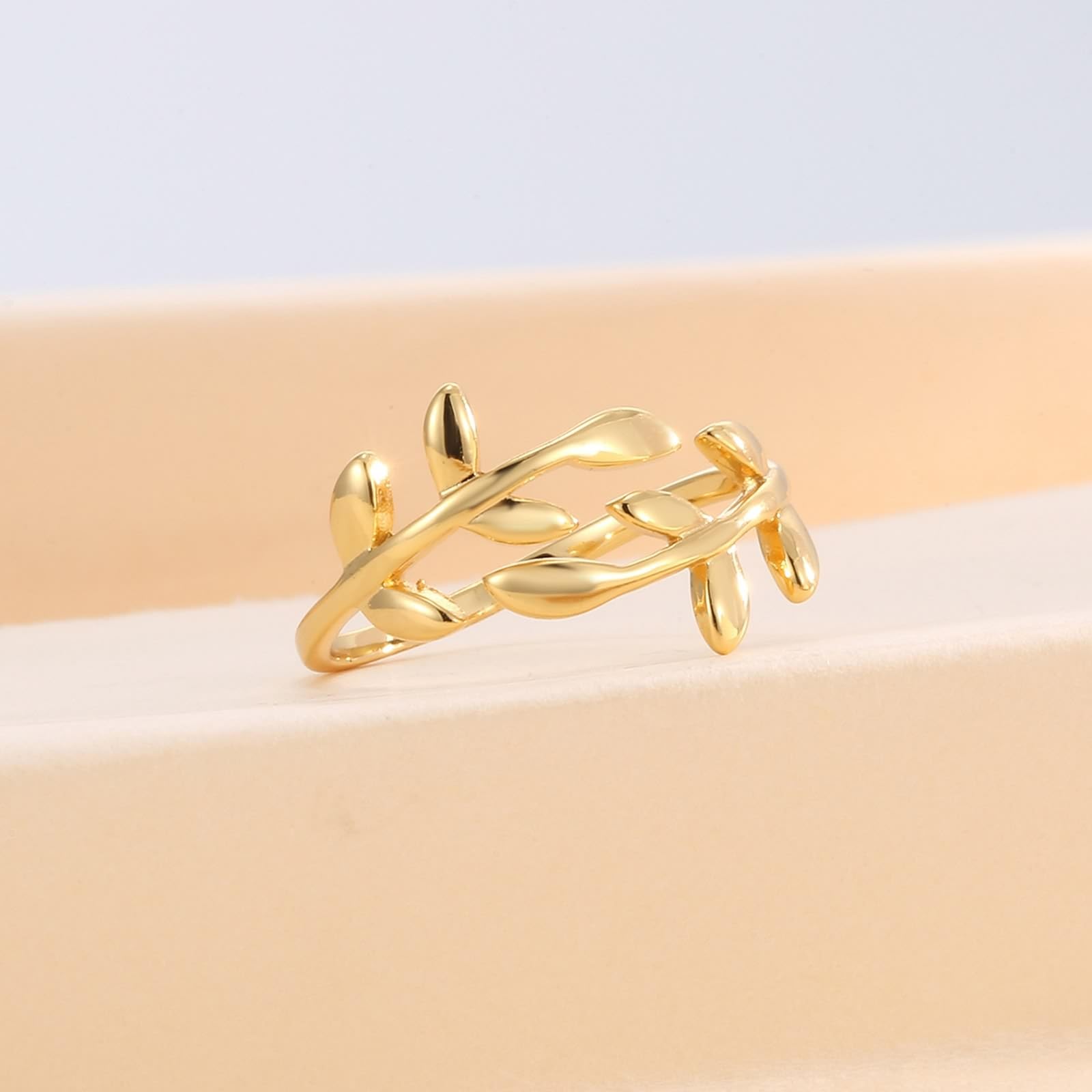 KnSam 9K/14K/18K Gelbgold Trauringe Echte Goldschmuck, Zweigstelle Pärchen Ringe, Partnerringe Gold Au375/ 585/750, Gr.47-65