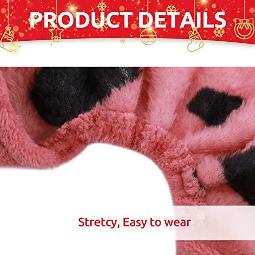 Letsqk Dog Pajamas Flannel Dog Onesie Comfy Velvet Winter Pajamas Coat Jumpsuit For Small Dogs And Puppies #TOP2