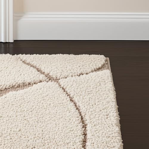Image of Fluffy Silky Micro Fiber Polyster Carpet /Runner for Bedroom, Study Room, Playing Room, Guest Room ETC. 2x5 Feet, (P-14)