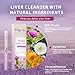 PUFFIAIR Upgraded Herbal Diffuser Pen for Liver Detox with Extracts of Milk Thistle, Dandelion, Chrysanthemum, and Mint - 600 Uses