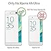 Tektide Case Compatible for Sony Xperia XA Ultra, [Invisible Armor] Drop Protection Soft Silicone Rubber TPU Case/Skin Cover/Bumper