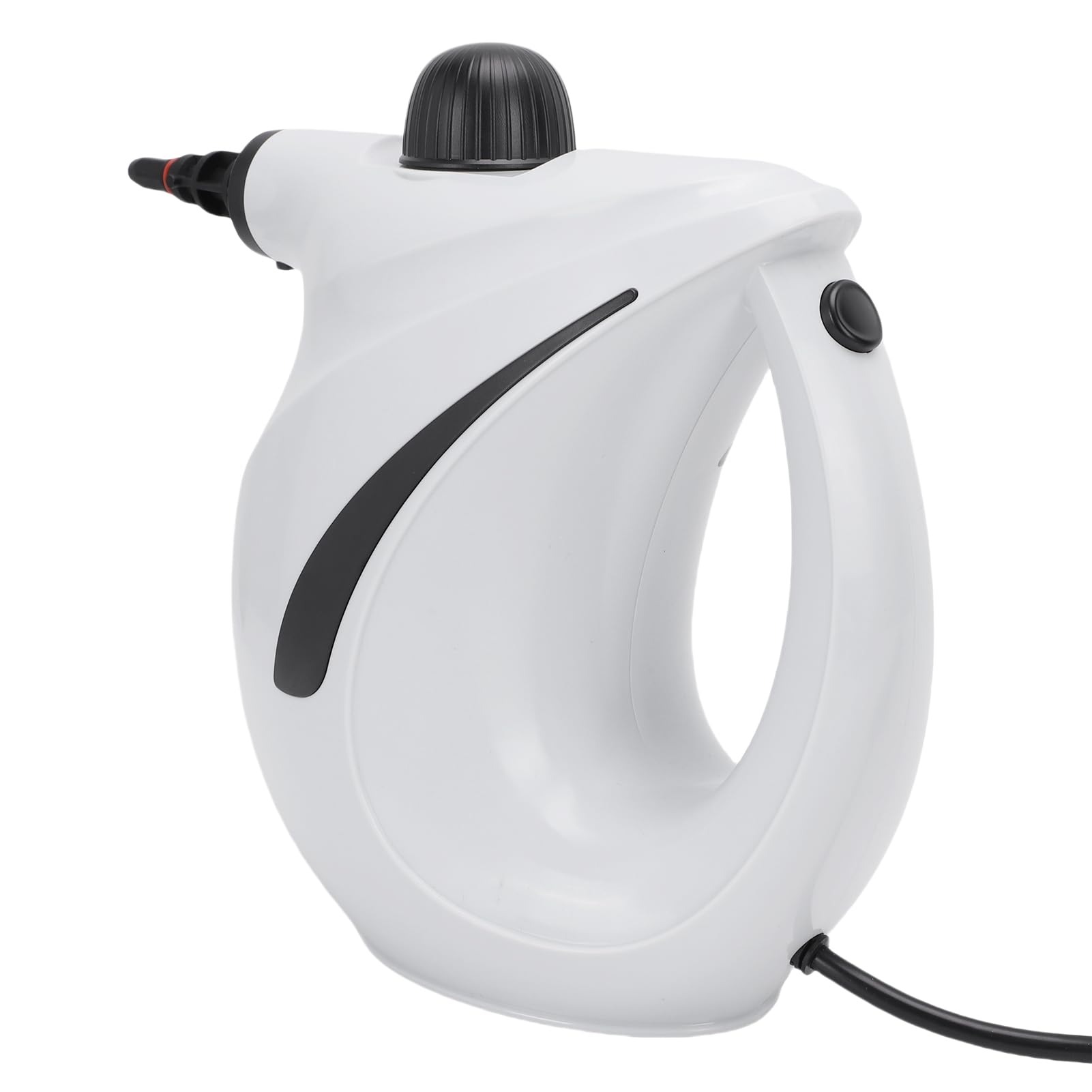 AMONIDA Limpiador a Portátil, 1200 W, Calentamiento Rápido en 20 Segundos, 700 Ml, 221 F, Vaporizador Portátil Multisuperficie, Esterilización Efectiva, 2 Velocidades Ajustables, con 7 Accesorios,