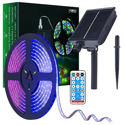 MIWATT Solar Strip Lights,5m