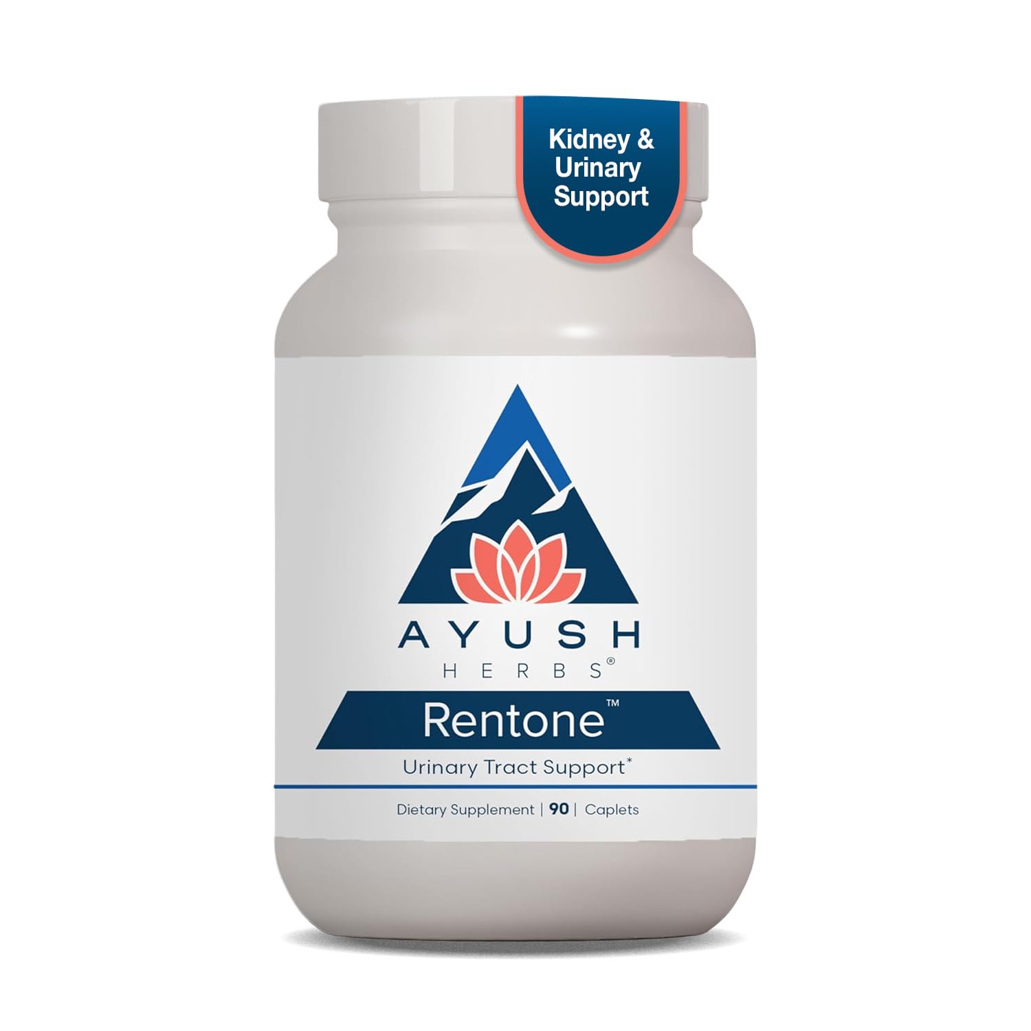 Ayush Herbs Rentone, Kidney Support Supplement with Cranberry, 90 Servings