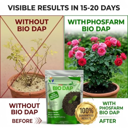 Image of Bio Dap Organic Fertilizers for Plants 3kg, Granules | Organic Plant Fertilizer & Food, Faster Root Growth, Healthy Flowering & Fruiting | Indoor & Outdoor, Home & Garden, Vegetable