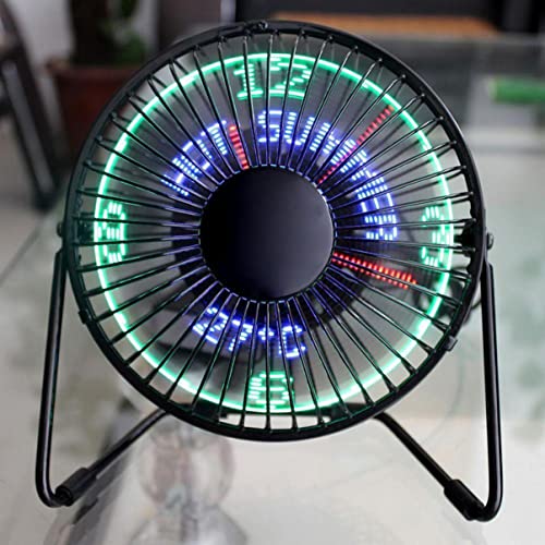 OSALADI 2 Peças Mini Relógio Inteligente Ventilador Portátil Ventilador De Mesa Ventiladores USB Ven