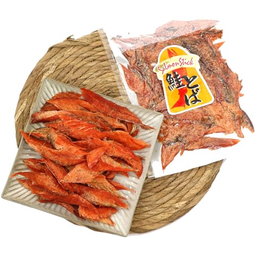 さけとば ソフト 北海道 【 焼きほぐし鮭 トバ 】 鮭とば 皮なし 120g (C) チャック付き袋入り 柔らかい鮭とば やわらかい サケトバの商品画像（Amazon）