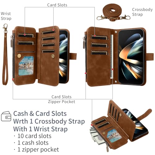 Coque ZFold45G avec bandoulière pour voyager léger et sécuriser vos cartes bancaires - 3