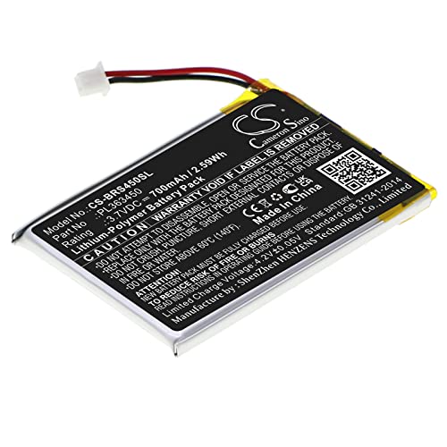 FYIOGXG Cameron Sino Battery for BlueParrott S450, S450-XT PN:BlueParrott PL363450 700mAh / 2.59Wh