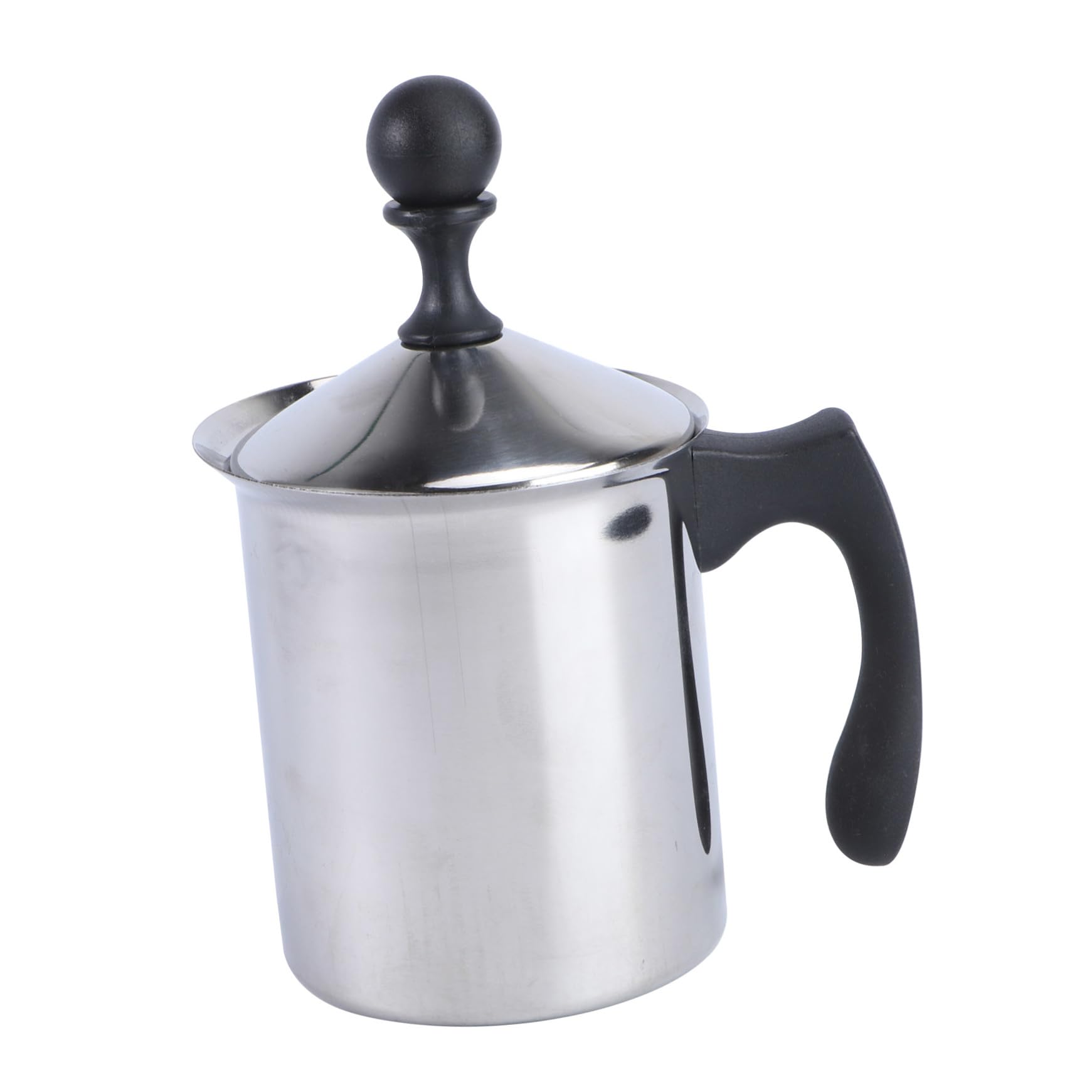 POPETPOP Espumador De Leche Manual Para Café Espumoso De Acero Inoxidable Batidora De Leche Para Capuchino Para Uso El Hogar