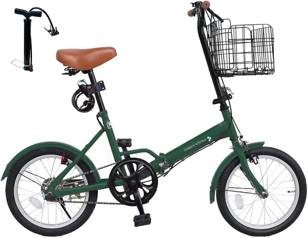 Amazon | THREE STONE 折りたたみ自転車 自転車 16インチ EB-16