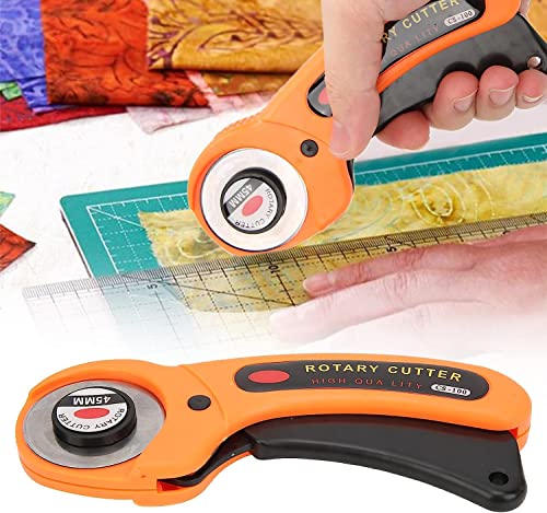 Depila Fabric Cutting Tool Fabric Cutter Set Fabric Cutter Kit For Sewing Leather Cutters Cutting Tools Rollers (Color : Cloth Knife+8 Blades) #TOP6