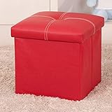 Comfortable Seatpadded with High Resilient Sponge,This Small Ottoman Will Byou Superior Sitting Experience;Soft Corners Protect You and Your Families from Bumps