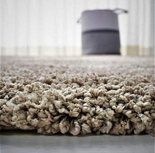 Image of 2x5 feet Soft Runner Rug for Living Room and Bedroom, Modern Indoor Floor Carpet with Non-Slip Backing, Comfortable Decorative Home Decor Rug, Easy Clean & Durable- (Beige B, Rectangular)