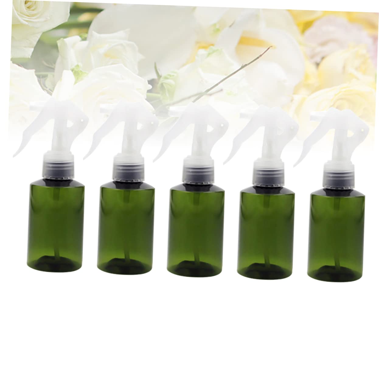 MAGICLULU 10 Flaconi Spray Da 200 Ml Riutilizzabili Con Pompa in Plastica Fine Facili Da Trasportare Con Pressione A Una Mano Verdi