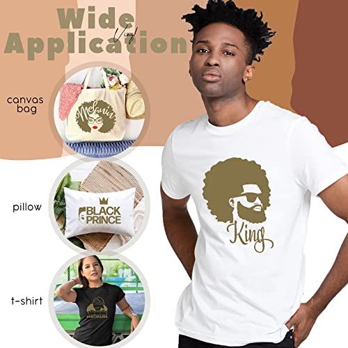 Image of Tintnut Olive Heat Transfer Vinyl Roll- 10 inches x 6ft Nude Bundle Brown Iron On Vinyl for T-Shirts DIY