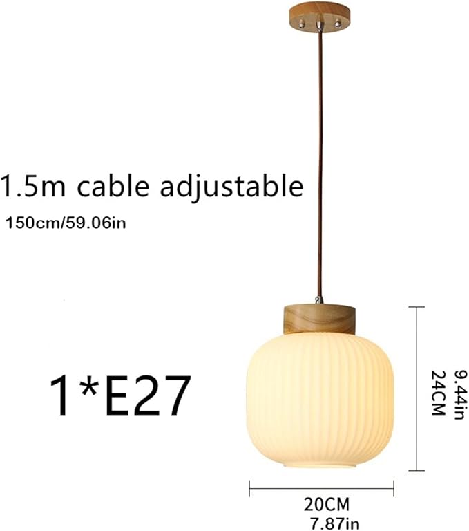 HEGZA Kroonluchter Kristallen kroonluchter Japanse stijl retro slaapkamer lamp chinese stijl houten kroonluchter lamp massief hout wit glas mat glas eetkamer lin kunst kroonluchter Plafond Kroonluchter Verl photo 3