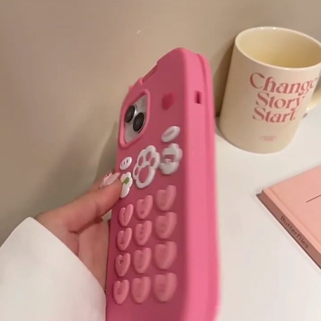 Amazon.com: Aeilene Pink Funny Phone Case for iPhone 15 Pro, Cute