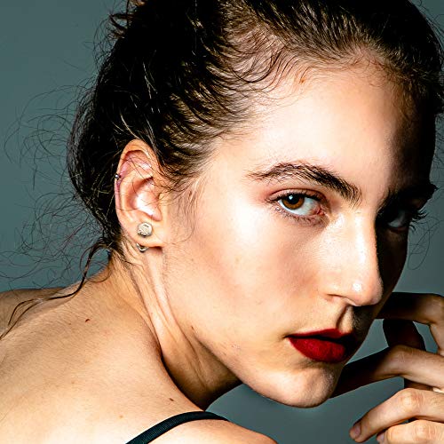 AllerPierce Stainless Steel Punk Earrings Cool Screw on Earring Studs Backs Piercing Jewelry for Men Women4