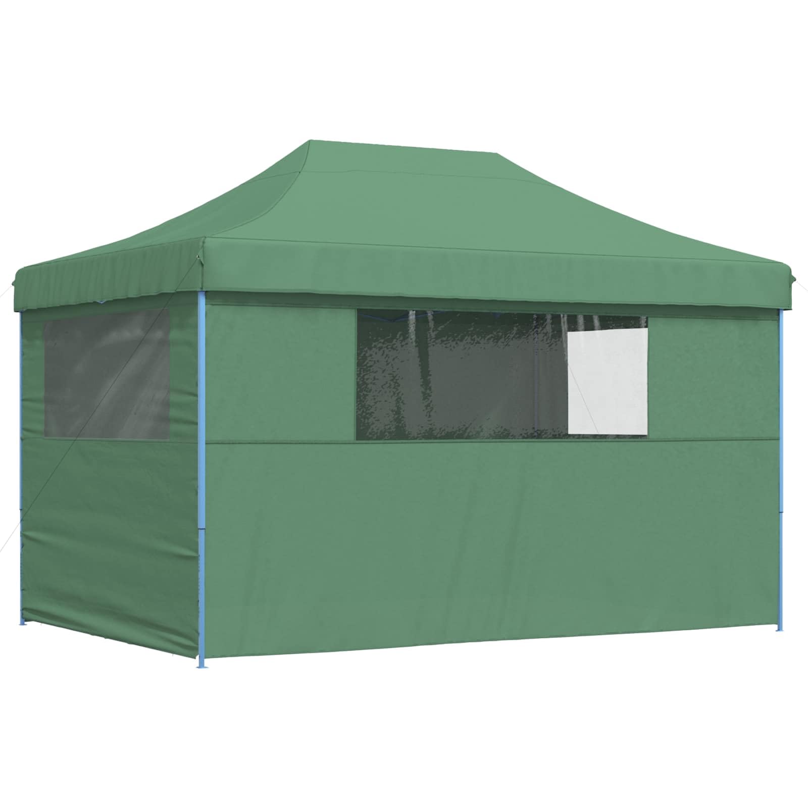 Zielony namiot imprezowy 279 x 410 x 315 cm tkanina Oxford