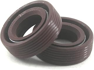 Seal Washer 2pcs Brown FKM TC Skeleton Oil Seal, 12mm 15mm Inner Diameter TC Shaft Oil Seal, Fluorine Rubber TC Oil Seal Gasket Lip (Size : 15x30x5mm)