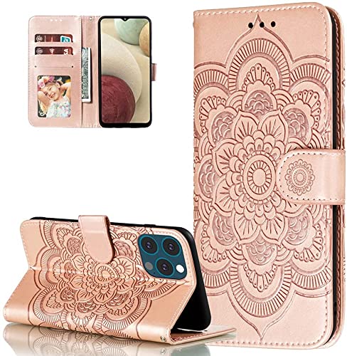 EYZUTAK Capa Mandala para iPhone11 6.1, carteira flip de couro