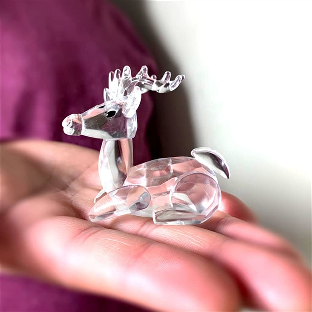 Amazon.co.jp: 工芸品 素敵なクリスタルシカ鹿クリスタル