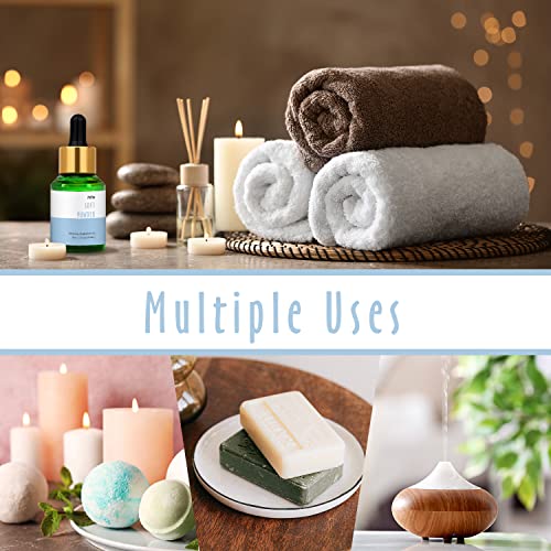Image of Soft Powder Fragrance Oil, MitFlor Single Scented Oil, Large Size Fragrance Oil for Diffuser, Soap & Candle Making Scent, Aromatherapy Oil, Clean Scent for Home Fragrance, 30ml