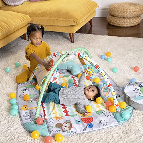 Bright Starts 12624, 5-in-1 Your Way Ball Play Activity Gym & Ball Pit - Volledig Tropisch,Meerkleurig - Afbeelding 3