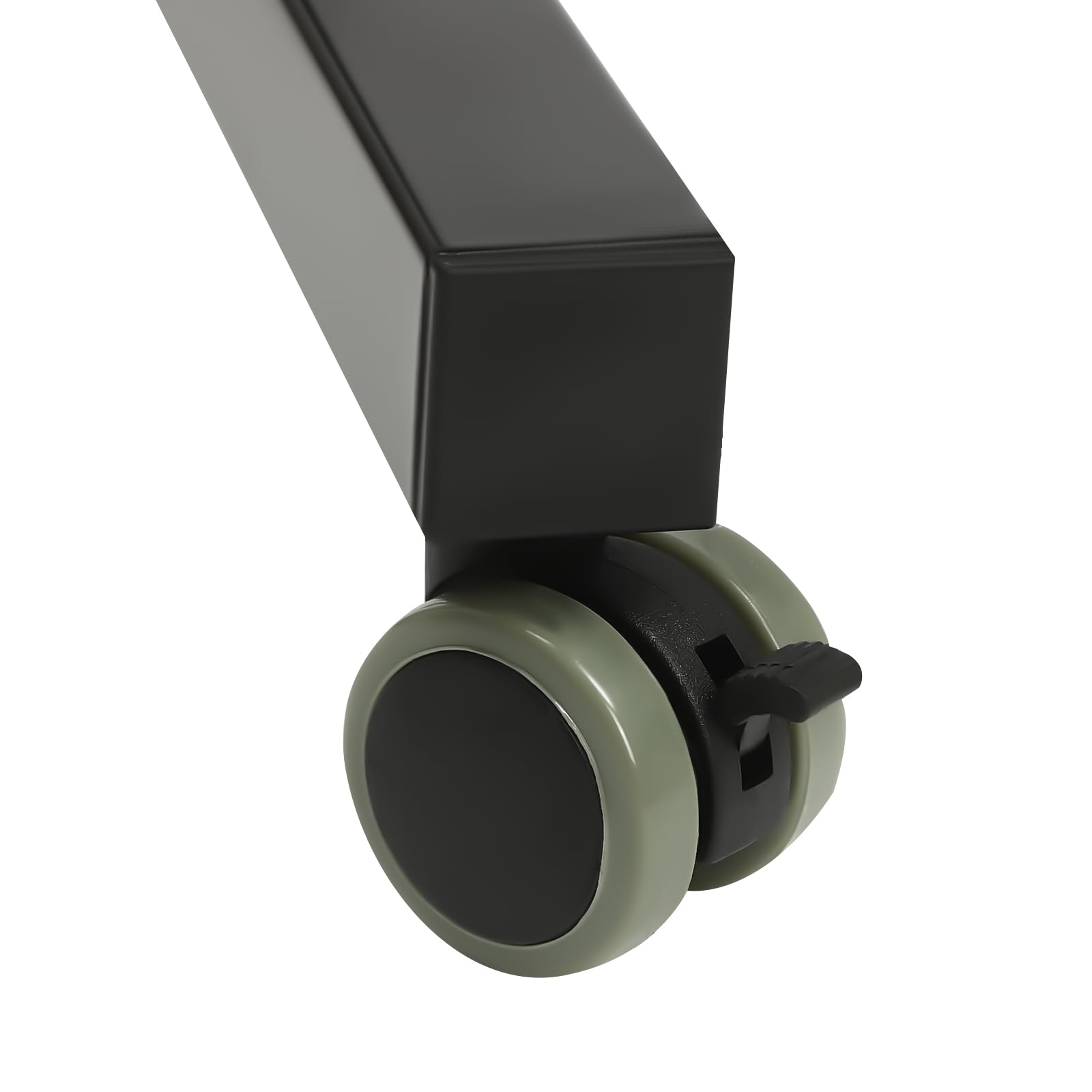 Standing Desk Home Office Computer Table Mobile Stand Up Desk with Wheel Brake Data Line Clamp Portable Laptop — view 8